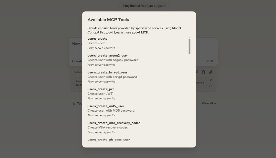 FleekDash MCP tools